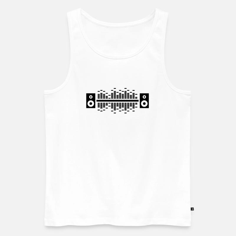 equalizer__f1 - Männer Premium Bio Tank Top - Weiß