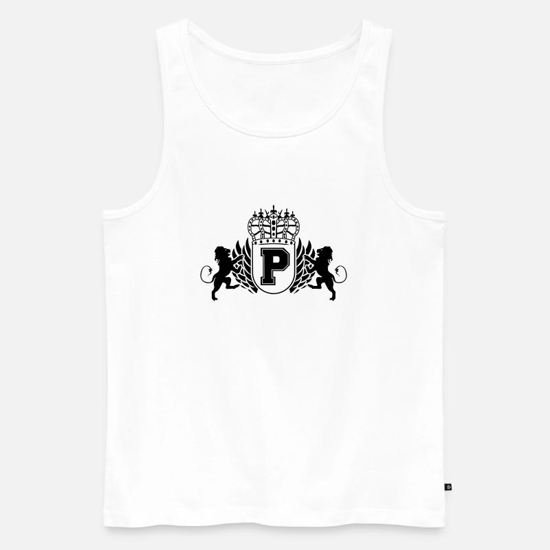 p02 - Männer Premium Bio Tank Top - Weiß
