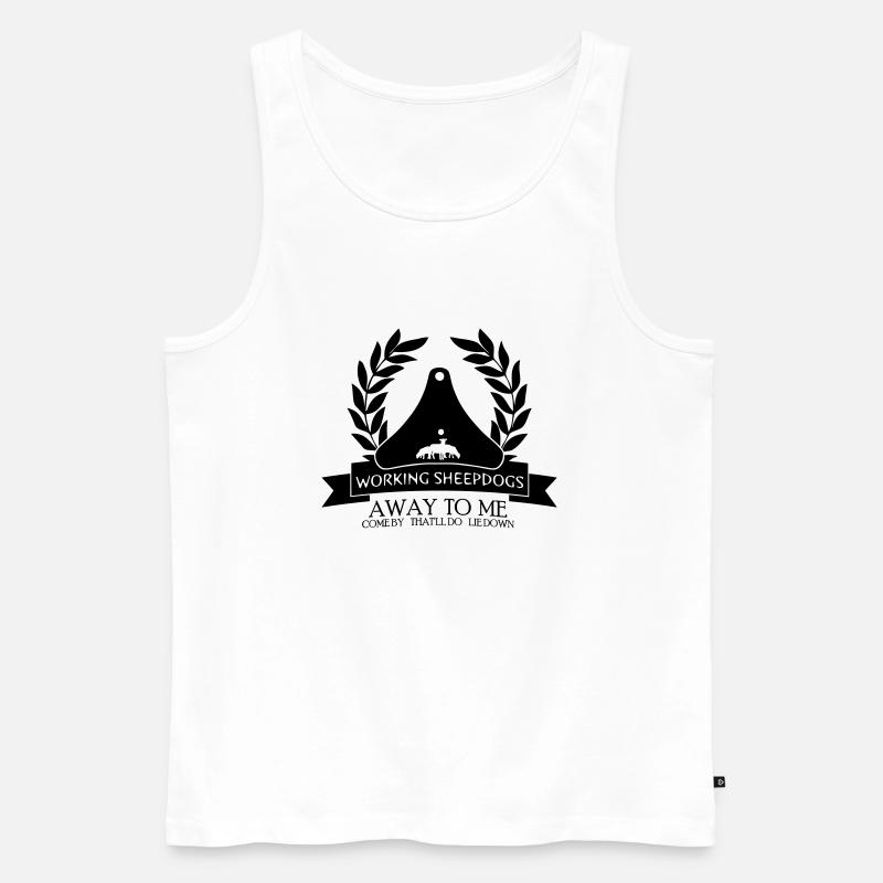 Whistle - Männer Premium Bio Tank Top - Weiß