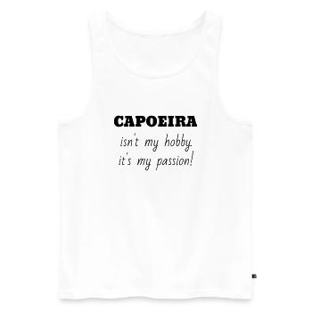 Capoeira / Capoeirista / Kampfkunst / Martial Art - Men's Premium Organic Tank Top - white - Front - AI Model Male 178 light (178cm)