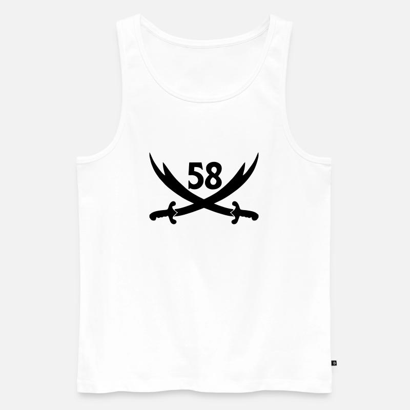 sivas 58 - Männer Premium Bio Tank Top - Weiß