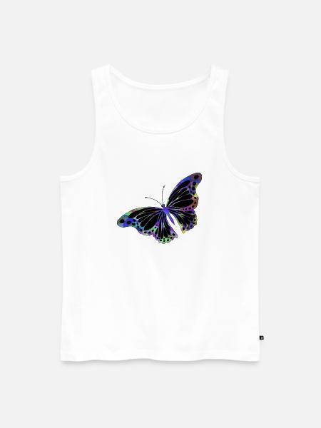 Papillon - Débardeur bio Premium Homme - blanc