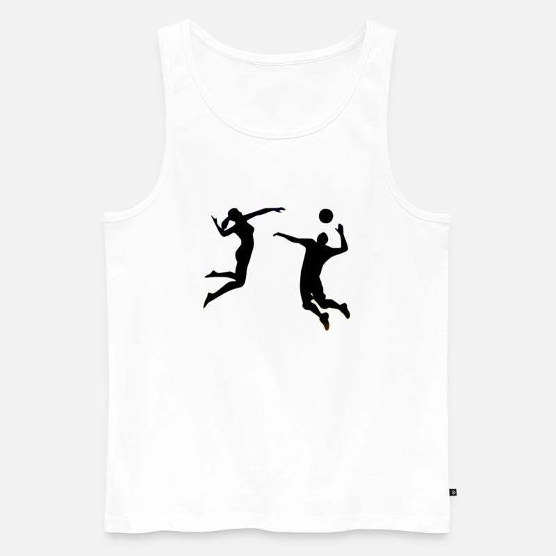Soprt - Männer Premium Bio Tank Top - Weiß