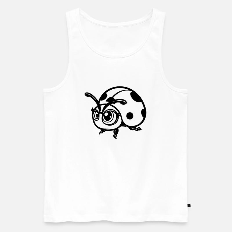 maikäfer comic - Männer Premium Bio Tank Top - Weiß