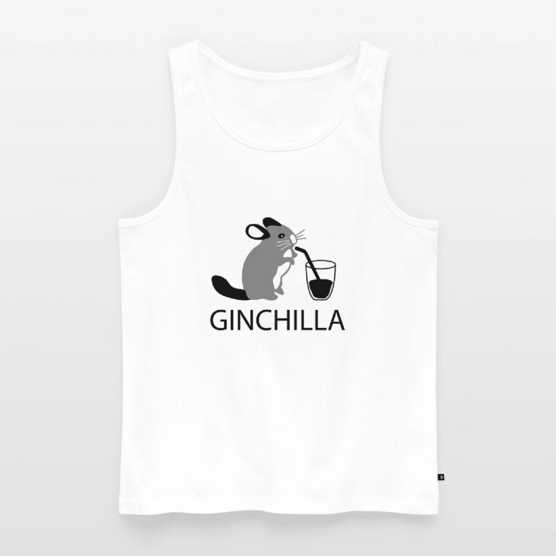 ginchilla - Gin et de refroidissement Débardeur bio Premium Homme
