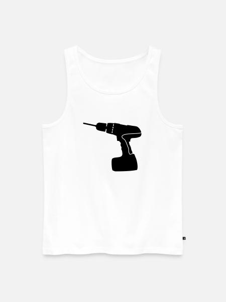 tool, tools - Men's Premium Organic Tank Top - white