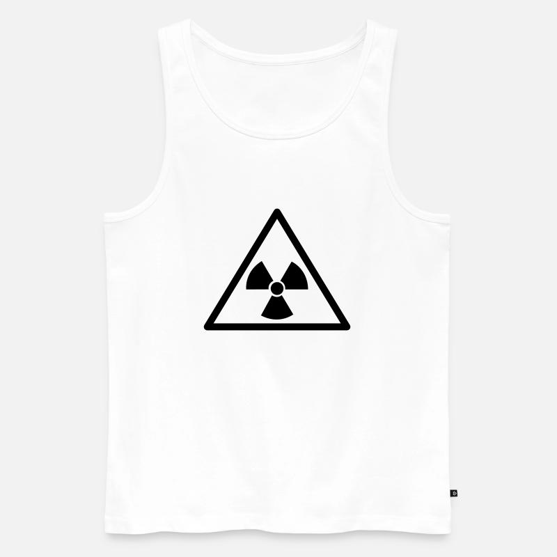 Atomkraft - Männer Premium Bio Tank Top - Weiß