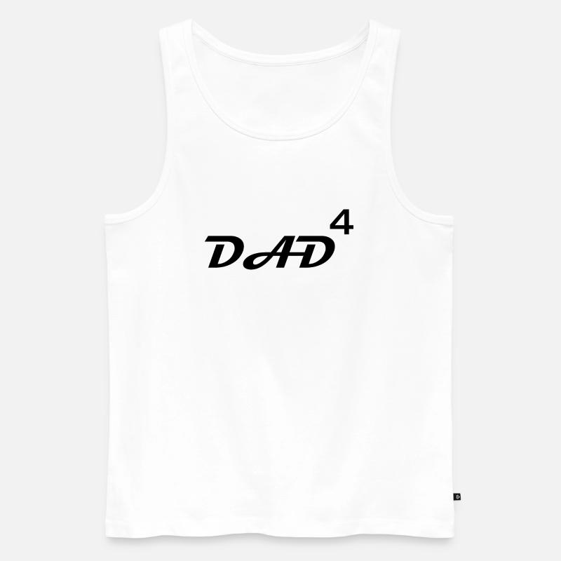 Dog Hund - Männer Premium Bio Tank Top - Weiß