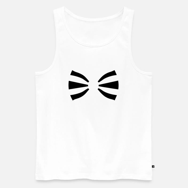 Binden - Männer Premium Bio Tank Top - Weiß