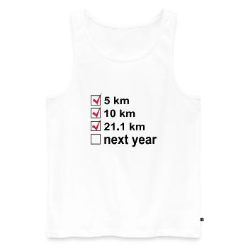 2541614 15954334 runnn2 - Débardeur bio Premium Homme - blanc - Devant - Michal (187cm)