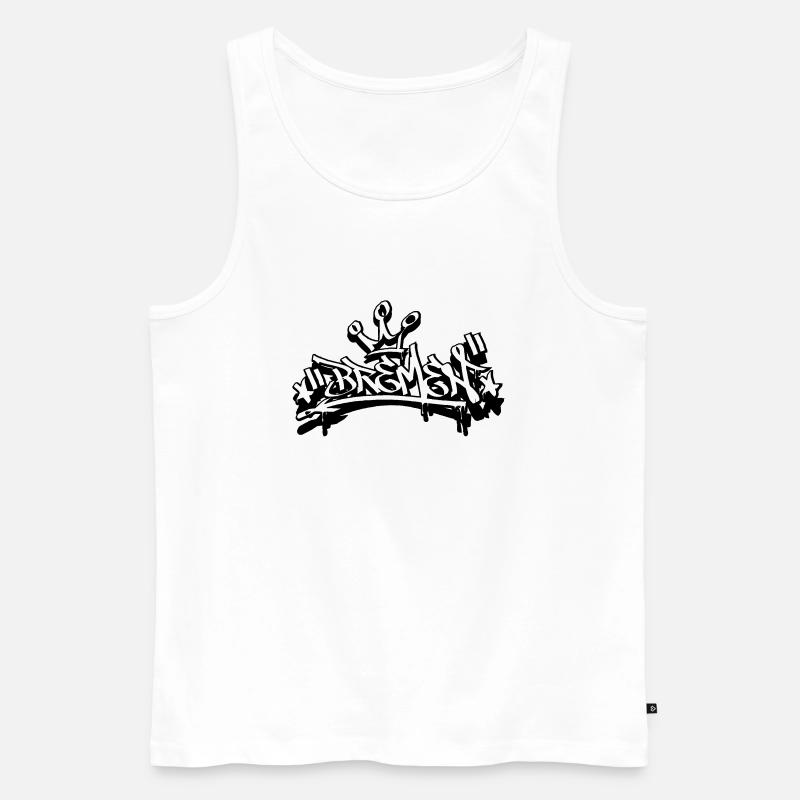 Bremen - Männer Premium Bio Tank Top - Weiß