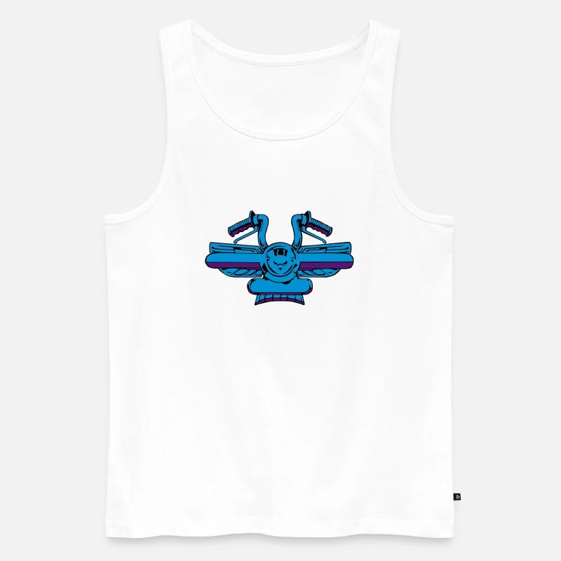 Ein Hintergrund-Controller - Männer Premium Bio Tank Top - Weiß