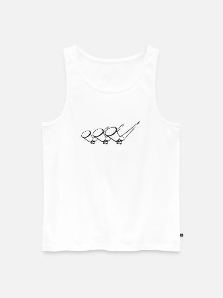 ALPHORN,horn,wind instrument,ALPS,music,switzerlan - Men's Premium Organic Tank Top - white