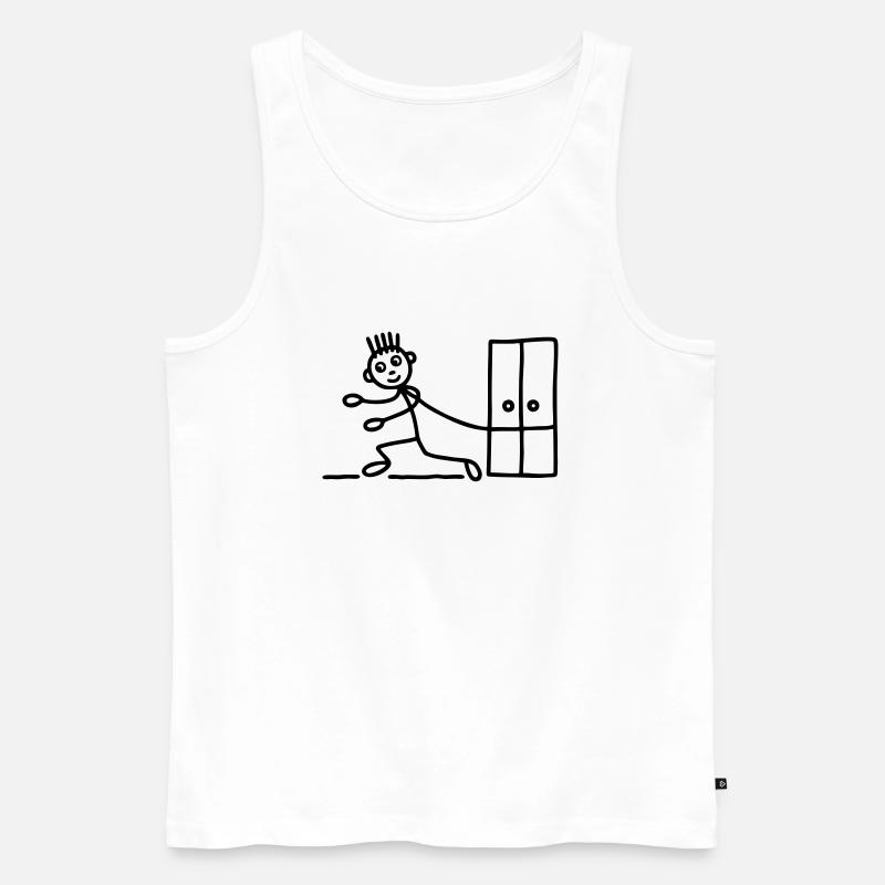 Möbelpacker - Umzugsfirma - Männer Premium Bio Tank Top - Weiß