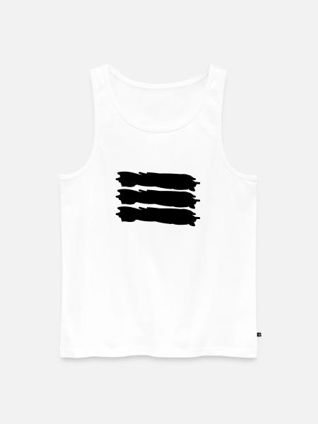 deutschland - Männer Premium Bio Tank Top - Weiß