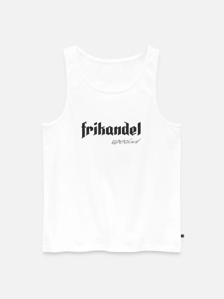 frikandel speciaal - Mannen Premium Bio Tanktop - wit
