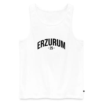 Erzurum 25 Turquie Turquie Cadeau Vacances TR Türk - Débardeur bio Premium Homme - blanc - Devant - Michal (187cm)
