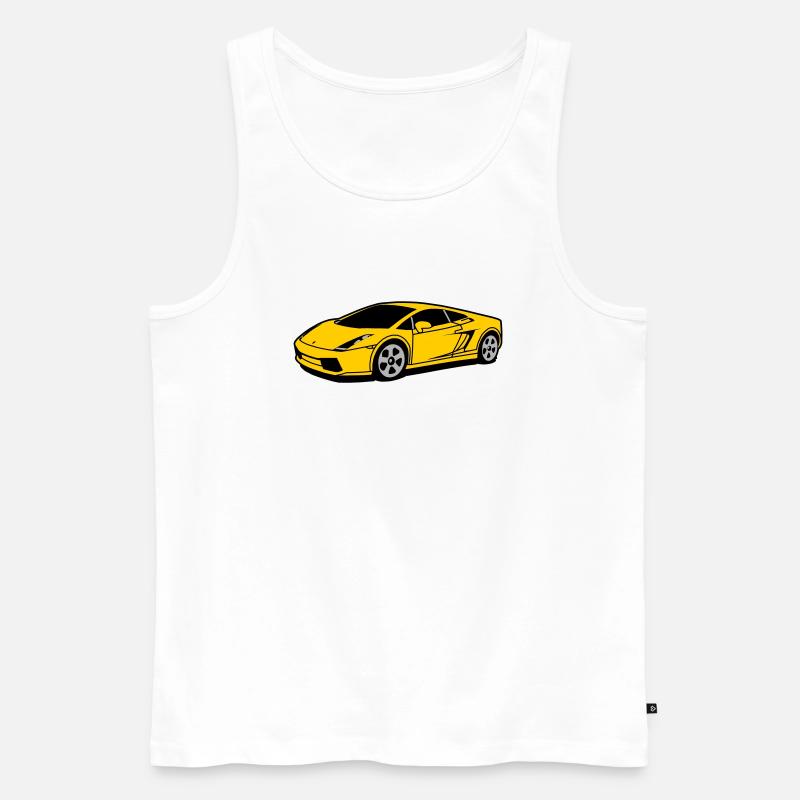 lambo - Männer Premium Bio Tank Top - Weiß