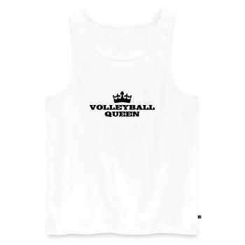 volleyball queen - Débardeur bio Premium Homme - blanc - Devant - Michal (187cm)