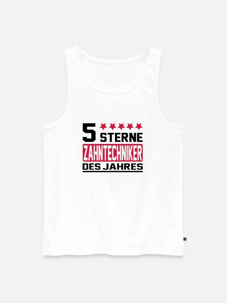 zahntechniker - Männer Premium Bio Tank Top - Weiß