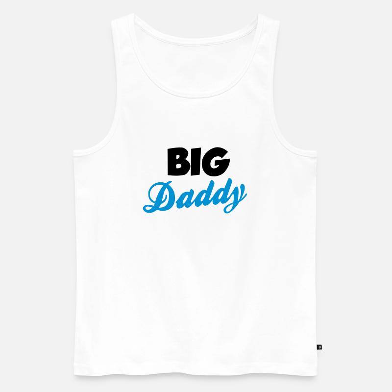 Daddy - Männer Premium Bio Tank Top - Weiß