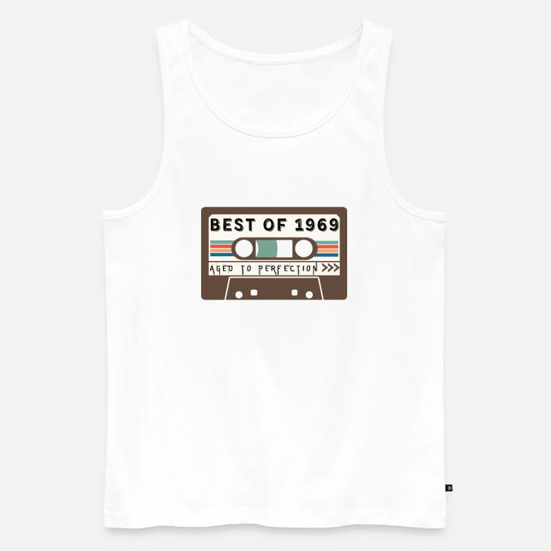 Das Beste von 1969 - Männer Premium Bio Tank Top - Weiß