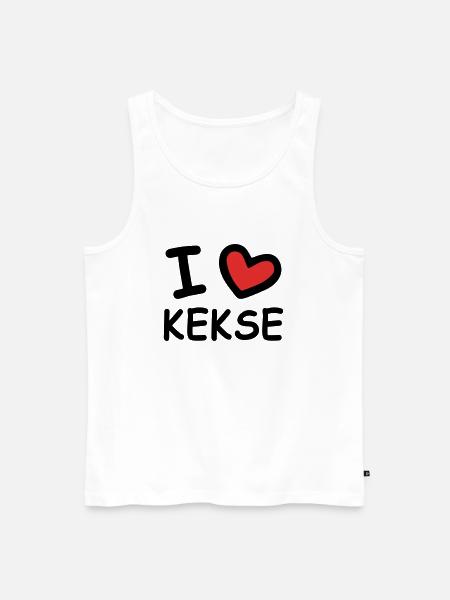 I Love Cookies - Men's Premium Organic Tank Top - white