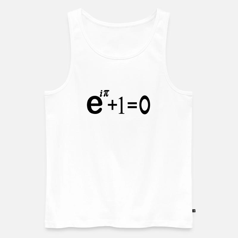 ei pi Gleichung - Männer Premium Bio Tank Top - Weiß