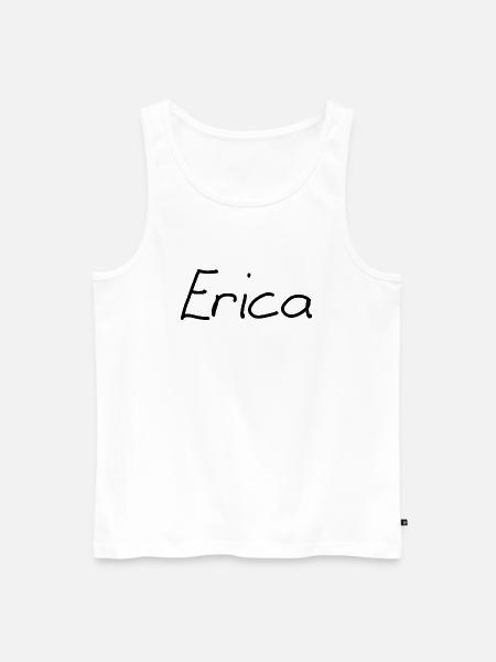 Erica - Männer Premium Bio Tank Top - Weiß
