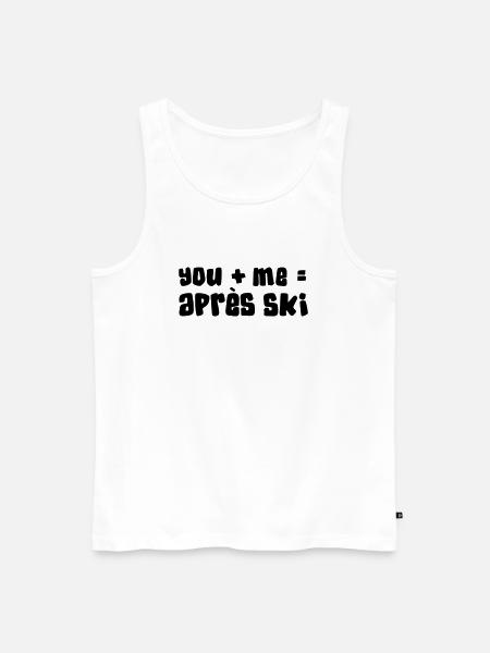 Vous + Je = Apres Ski - Débardeur bio Premium Homme - blanc