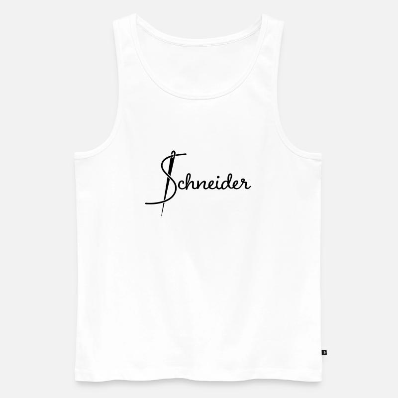 Schneider - Männer Premium Bio Tank Top - Weiß
