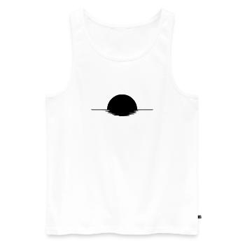 Sunset - Débardeur bio Premium Homme - blanc - Devant - Michal (187cm)