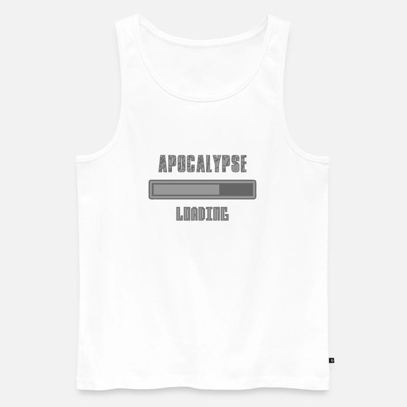 Apokalypse wird geladen Loading Geschenkidee - Männer Premium Bio Tank Top - Weiß