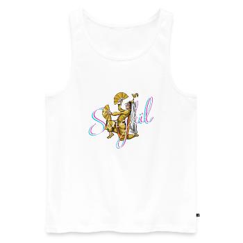 Philippinen Filipina Stolz Flagge Pinay I Geschenk - Männer Premium Bio Tank Top - Weiß - Vorne - AI Model Male 178 light (178cm)