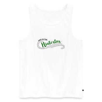 Après-Ski Hintertux - Men's Premium Organic Tank Top - white - Front - Michal (187cm)
