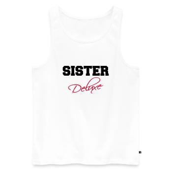 Sister Deluxe - Männer Premium Bio Tank Top - Weiß - Vorne - Michal (187cm)