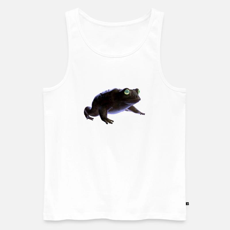 Frosch - Männer Premium Bio Tank Top - Weiß
