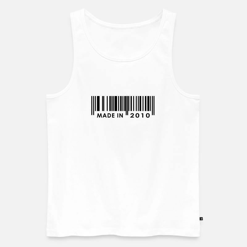 Geburtstag 2010 - Männer Premium Bio Tank Top - Weiß