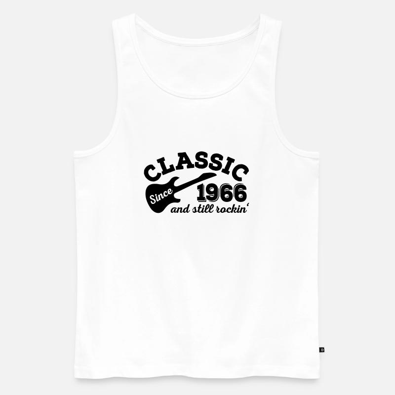 1966 - Männer Premium Bio Tank Top - Weiß