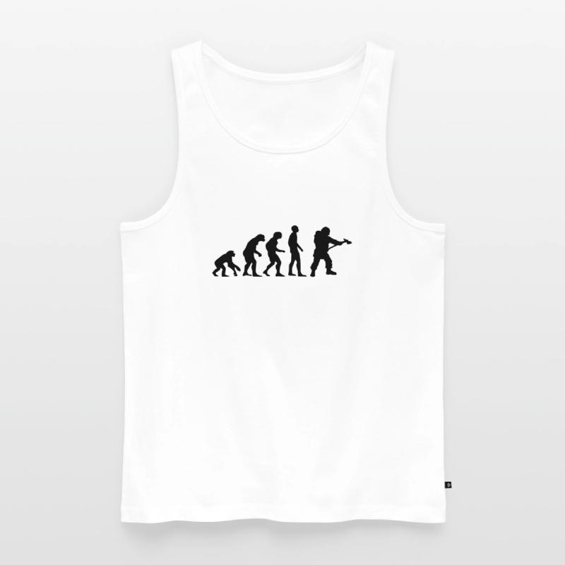 evolution pompier Débardeur bio Premium Homme