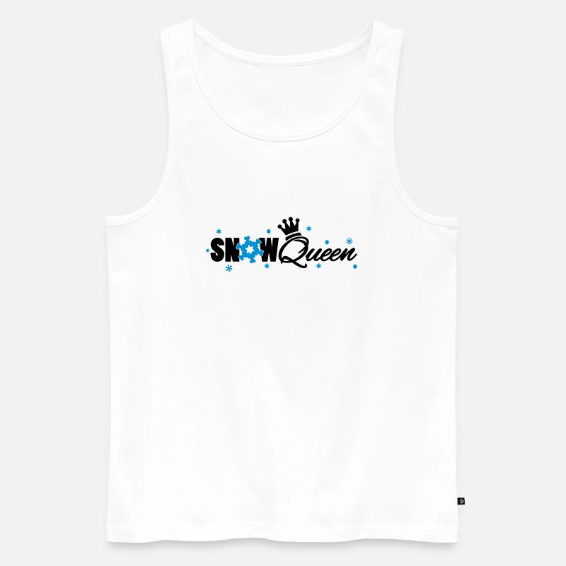 Snowqueen - Männer Premium Bio Tank Top - Weiß