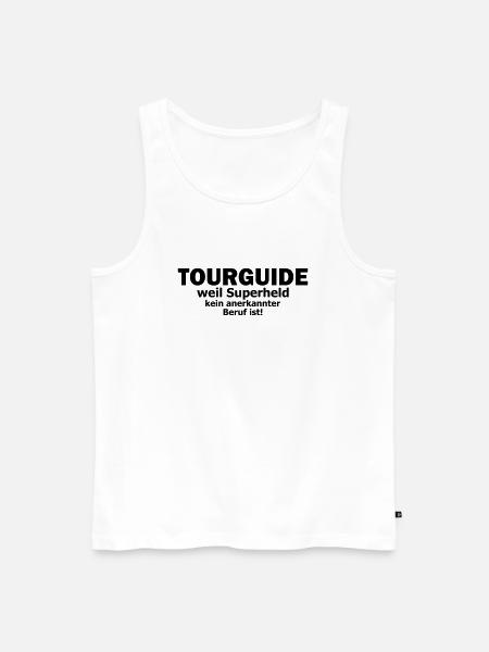 tourguide - Männer Premium Bio Tank Top - Weiß