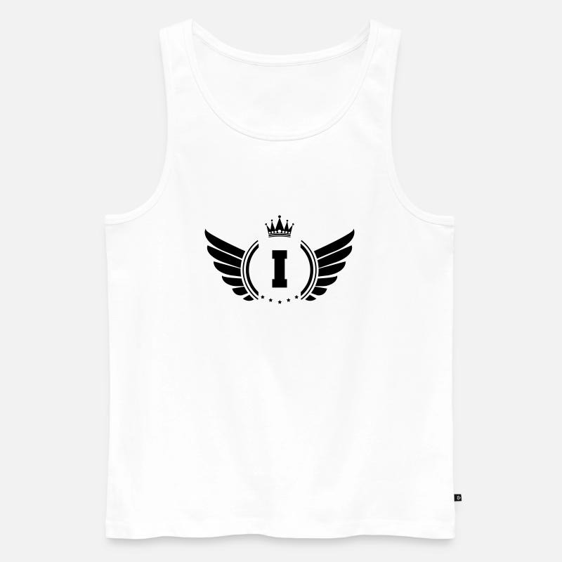 wappen i - Männer Premium Bio Tank Top - Weiß