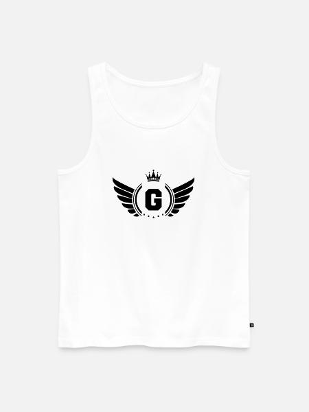 wappen g - Männer Premium Bio Tank Top - Weiß
