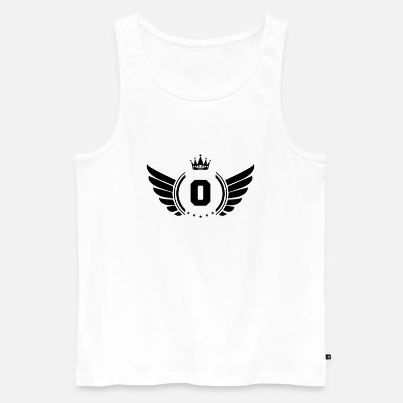 wappen O - Männer Premium Bio Tank Top - Weiß