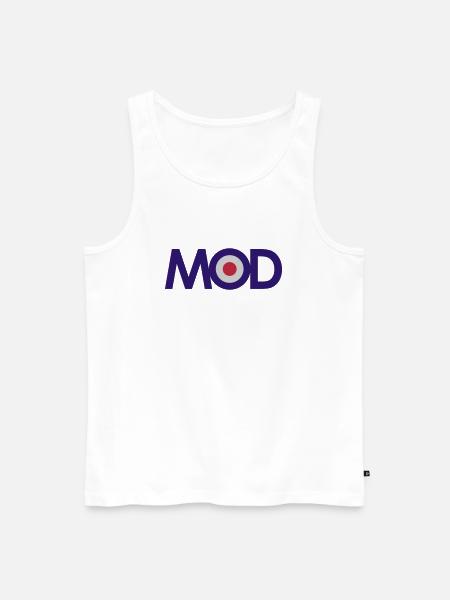 Mod - Männer Premium Bio Tank Top - Weiß