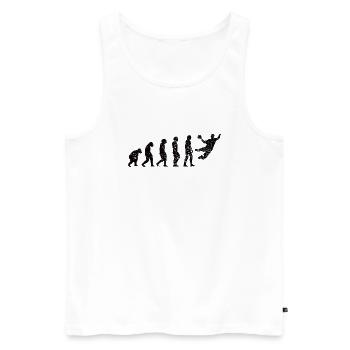 Handball Handball Player Handball Fan Handball Team - Men's Premium Organic Tank Top - white - Front - Michal (187cm)