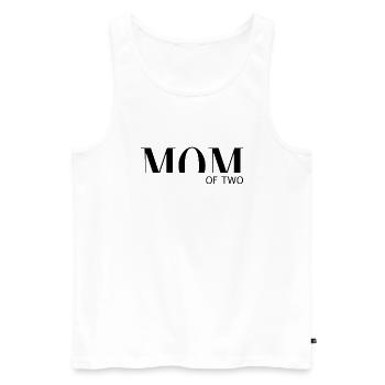Maman Cool dictons cadeau maman - Débardeur bio Premium Homme - blanc - Devant - Michal (187cm)
