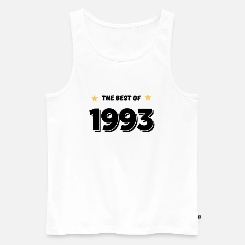 Das Beste von 1993 - Männer Premium Bio Tank Top - Weiß