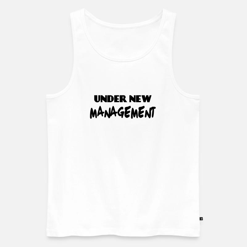 Under new Management - Männer Premium Bio Tank Top - Weiß